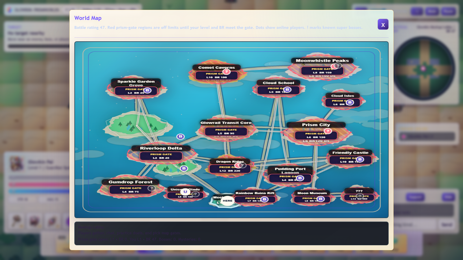 PrismWorlds world map preview